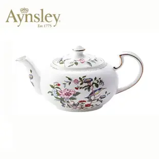 【英國Aynsley】雀鳥系列 骨瓷茶壺(1200ml) 喬遷禮 入厝禮