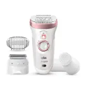 Braun Epilator Women Hair Removal Silk-epil 9 Remover Shaver Epilation Wet Dry
