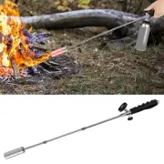 Weed Torch Burner Removable Blow Torch with 2 Poles for Outdoor Camping>