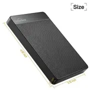1TB UltraSlim Portable External HD For PC, Mac, Laptop, PS4, Xbox (Certified)