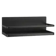 1 Pack Magnetic Spice Rack for Refrigerator, Magnetic Shelf, Black