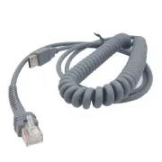 Long lasting Spiral Extension Cable for Symbol LS2208AP LS1203 LS4208 LS4278
