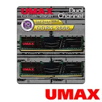 在飛比找Yahoo奇摩購物中心優惠-UMAX DDR4 2666 16GB(8GBx2)含散熱片