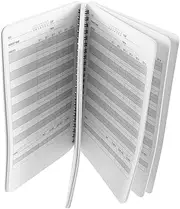 Fitness Planner Notebook Workout Log Book Gym Essentials for Women Exercise Journal A5 Size