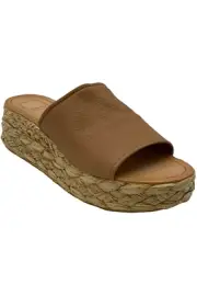 Dolce Vita Raffia Bottom Slide Sandals Pablos Honey