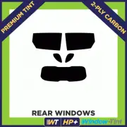 For MG EHS 2021+ Carbon Pre Cut Window Tint Rear 35% Light Premium 2-ply HP+