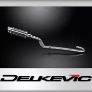 YAMAHA XT500 TT500 77-89 200MM ROUND CARBON FULL EXHAUST SYSTEM