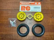 Rare Vintage 1987 Tamiya 1/12 Porsche 959 Slick Tire With Wheel New Old Stock