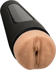 Doc Johnson Main Squeeze - Sophie Dee - Squeeze Plate for Precise Pressure - Twist End Cap to Control Suction - Discreet Premium Stroker - Male Masturbator, Vagina, Vanilla