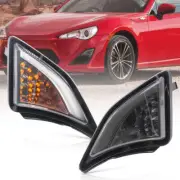 Smoked LED Corner Light for 2013-up Subaru BRZ Toyota GT86 DRL Turn Signal Assy (for: Toyota)
