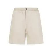 [Ami] Ami-Beige Elasticated Waist Cotton Shorts-Uomo S STAND
