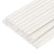 30pcs Mini Hot Glue Gun Sticks 12" x 0.27"for Glue Gun, White