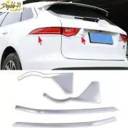 For Jaguar F-PACE 2016-19 Chrome Rear Light Tail Lamp Eyebrow Strip Cover Trim (for: Jaguar)