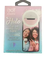 Phone Ring Light USB Rechargeable Clip-On Selfie Light Portable