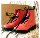 DR.MARTENS-AIR WAIR-ICONS-ACID PINK-SMOOTH LEATHER-COMBAT BOOT-WMNS-8/MN'S 7-NIB