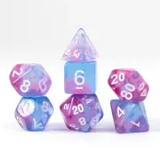 Sirius Dice: Polyhedral 7-Die Set - Treasure - Opal