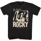 Rocky Balboa T-Shirt New Million To One Shot in 100% Black Cotton Sizes SM - 5XL