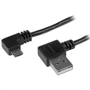 StarTech.com USB2AUB2RA2M USB 2.0 - 480Mbps USB-A to Micro USB Cable - 2m Right-Angled - Micro USB - M/M [USB2AUB2RA2M]