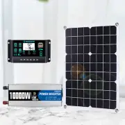 10000W Power Inverter Solar Generator With 200W Solar Panel Home Complete Kits3R