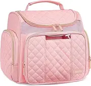 [MoraMok] Large Toiletry Bag for Women Men,Bathroom Bag,Water Resistant Portable Shower Caddy for College Dorm,Hanging Toiletry Bags for Traveling,Gym Camping Cruise Ship Travel Essentials Shower Bag, Pink