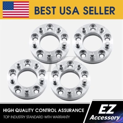 4 Wheel Adapters 6 Lug 6x139.7 ¦ 6x5.5 Chevy Blazer Jimmy 7/16 Spacers 2"