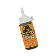 Gorilla Original Waterproof Polyurethane Glue, 4 ounce Bottle, Brown, (Pack o...