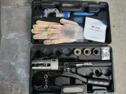 NEW Chanhyd Hydraulic Copper Tube Fittings 1/2, 3/4, 1" Press Crimping Tool Kit
