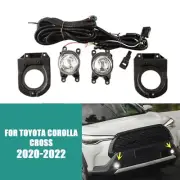 2Pcs LED Fog Light Daytime Running Lamp Set For 2020-2022 Toyota Corolla Cross (for: Toyota)