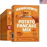 Potato Pancake Mix 6oz 12 Pack Gluten Free, No MSG, Traditional Style Potato ...