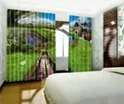 3D Forest Nature 6 Blockout Photo Curtain Print Curtains Drapes Fabric Window AU