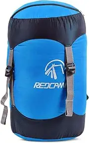 REDCAMP Nylon Compression Stuff Sack, 6L/15L/25L/35L Lightweight Sleeping Bag Compression Sack Great for Backpacking, Hiking and Camping