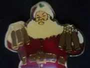 COCA-COLA HADDON SUNDBLOM SANTA HOLDING COKE BOTTLES LAPEL PIN