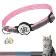 Breakaway Cat Collar with QR Code Name Tag, Reflective Adjustable Kitten Coll...