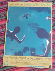 POWDERFINGER - ODYSSEY NUMBER FIVE 2000 - Laminated Australia Tour Poster - NEW!