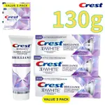 【大容量 130G】【アップグレード仕様】 クレスト 3Dホワイト ブリリアンスミント, CREST 3D WHITE BRILLIANCE VIBRANT PEPPERMINT TOOTHPASTE ミント- 白 歯が白い 笑う顔 [正規品] 130G ( 4.6 OZ ) 1本 / 2本 / 3本【直送日本】