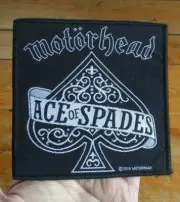 Motörhead ~ Motorhead ~ Ace Of Spades ~ Album Band Rock Music WOVEN PATCH