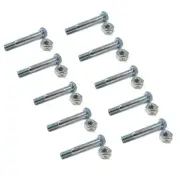 (Pack of 10) Shear Pin Bolt & Nut for Ariens Snowblower ST2+2, ST22L, ST20E Snow