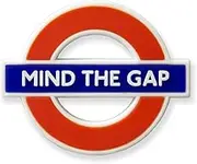 London Underground Mind The Gap Rubber Fridge Magnet