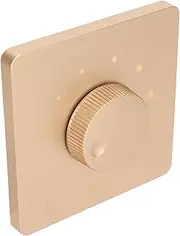50W in Wall Volume Control Impedance Matching for Home Speakers, 5 Gears Tuning Knob Volume Controller (Gold)