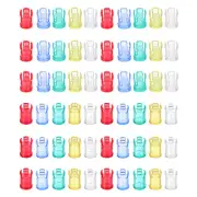 100-in-1 3mm/5mm Light-Emitting Diode Holder Clip LED Bulb Cap Cover, Multicolor