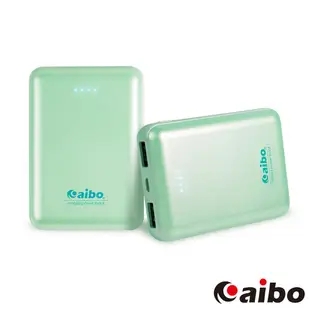 aibo 緻巧美學 7800mAh 輕巧隨身行動電源-嫩綠色