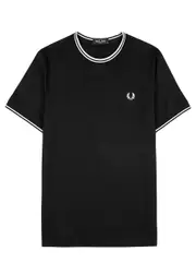 Fred Perry M1588 Black Cotton T-shirt XXL