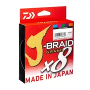 Daiwa J-Braid Grand x8 Multi-Colour Line