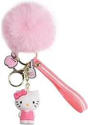 [yiwoo] Cute Keychains for Girls,Kawaii Car Keychain Accessories,Key Purse Handbag Charms for Women