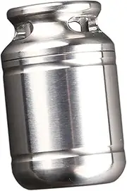 DEARMAMY Titanium Pill Holder Keychain Emergency Container for Travel Pill Case for Outdoor Essentials Portable Design for Daily Use and Storage