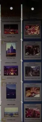 Ten 35MM Photo Slides of Victoria, B.C. & Butchart Gardens, Shipley Scenics