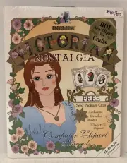 VICTORIAN NOSTALGIA Computer Clip Art CD-ROM for Windows & MAC 1996 by INCLIPZ