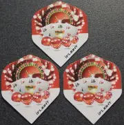 5 Packets of Brand New Ruthless Extra Strong Darts Flights - Ruthless Casino