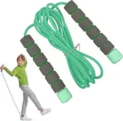 Jump Rope for Kids, Kids Jumping Rope, High-Speed Lightweight Knot-Proof, Non-Slip Foam Grip, Beginner Skipped String, Home Workouts, Outdoor Play, 1 Piece