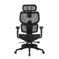 在飛比找momo購物網優惠-【YOKA 佑客家具】影瞳工學椅-黑-免組裝(辦公椅 主管椅